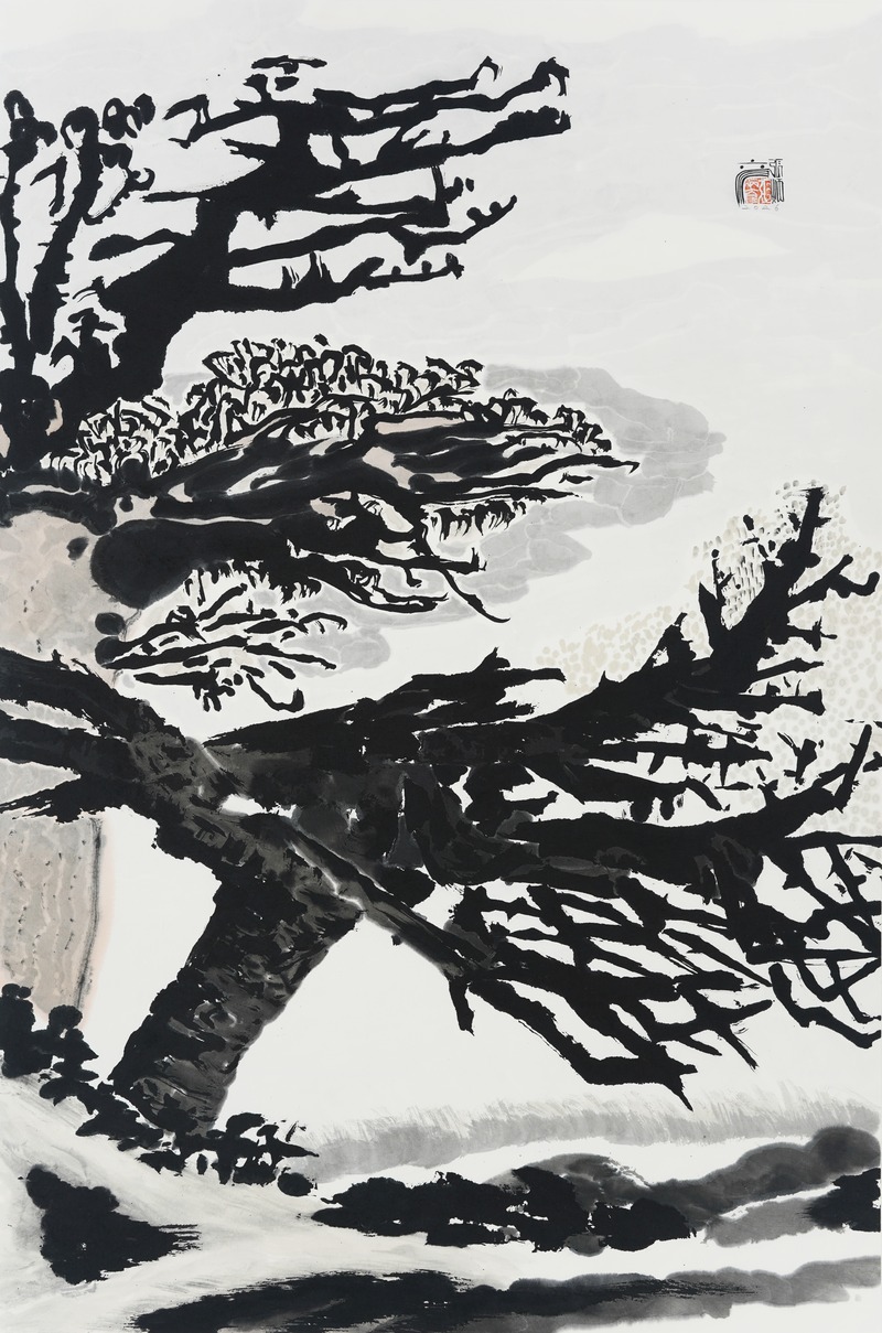 장병언, Landscape in Mind, ink_and_light_color_on_paper, painting, 2026